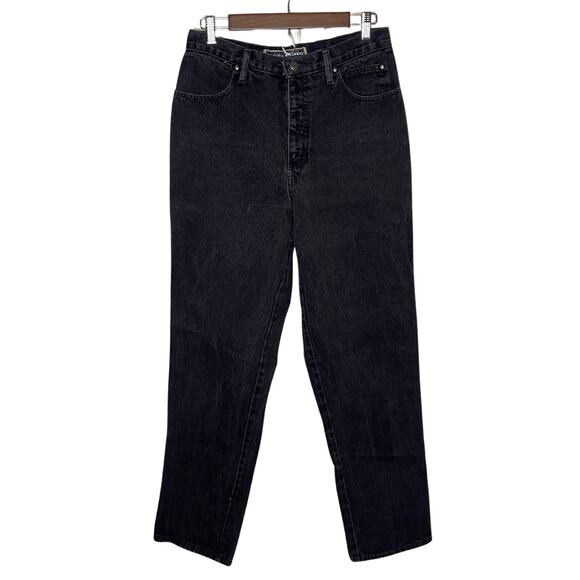 Harley Davidson Denim - Vintage Harley Davidson Biker Blues Womens Black Denim Jeans | Size 12 Tall